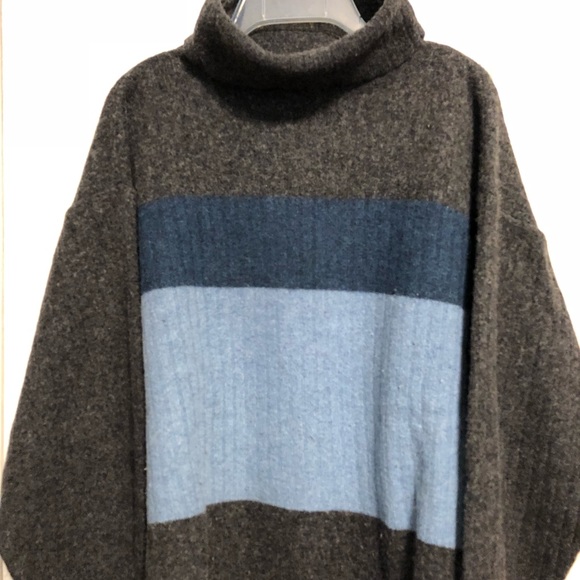 Men’s River Island Striped Turtleneck Sweater - Picture 2 of 6